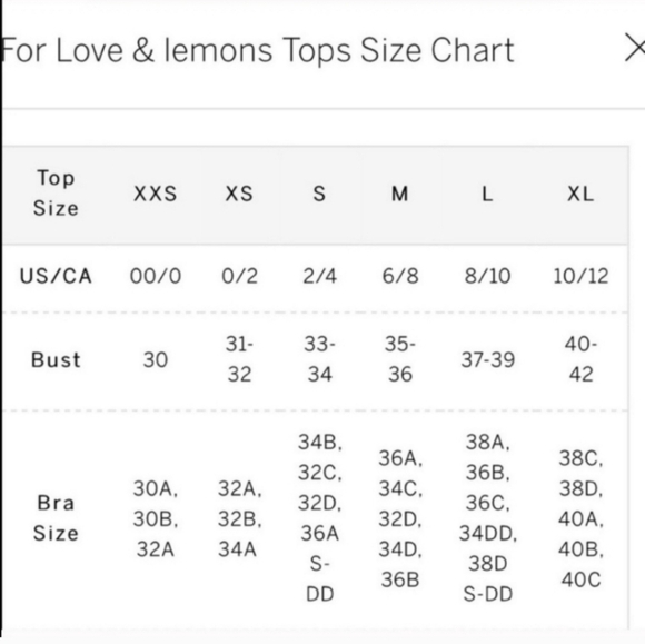 New!For Love and Lemons Graphic Hearts Bustier Top - Picture 14 of 14